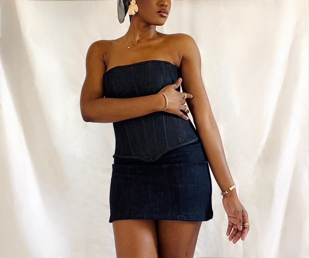 GYN NOIR CORSET